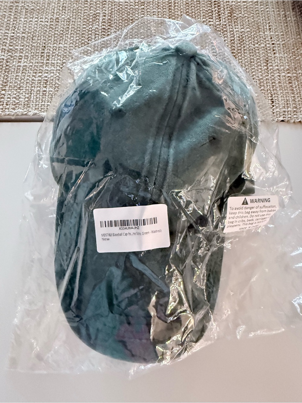 Classic Unbranded Green Baseball Cap